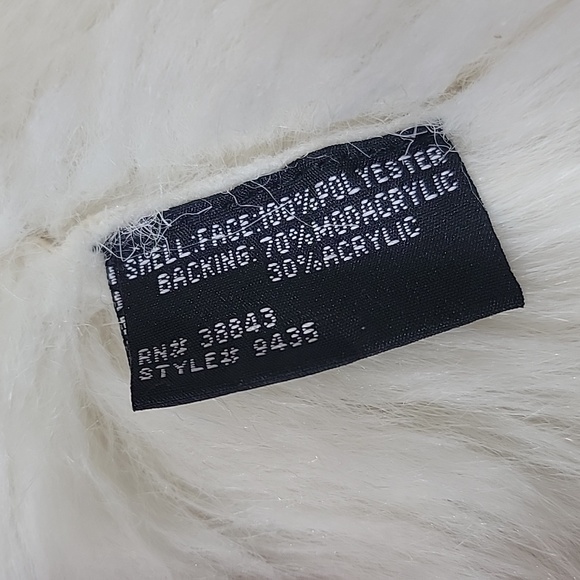 Women's White Teddy Jacket - Picture 7 of 16